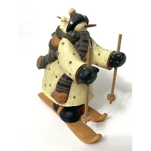 HTF 2000 Retired Williraye Studio Skiing "Snowman Adventure" Figurine WW2354